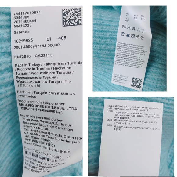 Hugo Textured High-Low Sweater - Picture 8 of 8